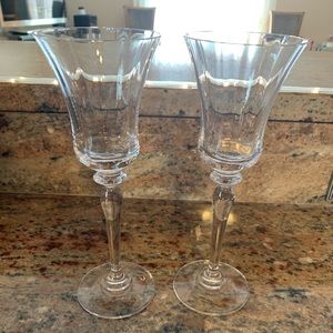 Champagne or wine glasses